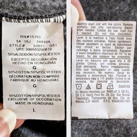 Champion Hoodie Jacket Men's L Zip Up Gray Streetwear Minimalist Neutral Workout - Picture 8 of 8